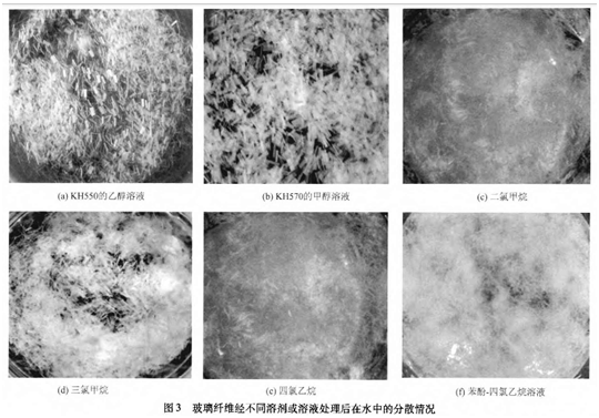 玻璃纖維分散性能